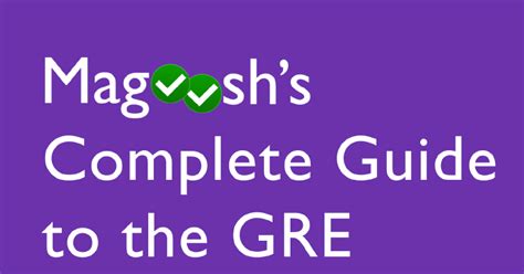 magoosh complete guide to gre